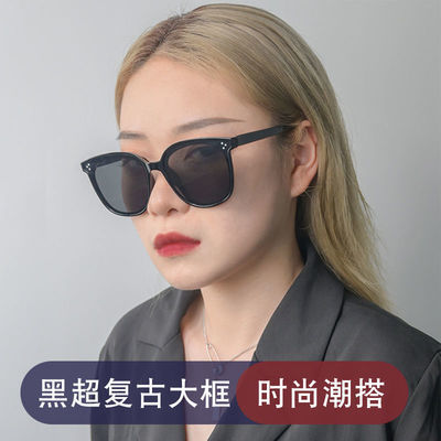 32388/GM韩版墨镜男女潮流太阳镜ins网红墨镜大脸显瘦防紫外线太阳镜