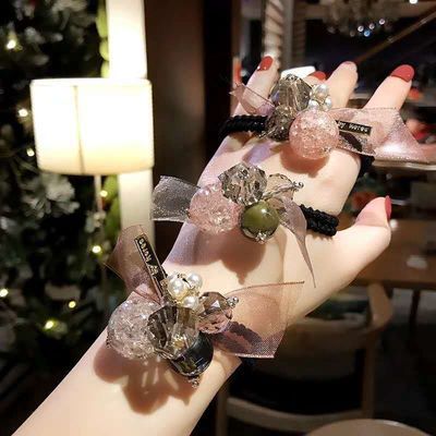 29335/头绳女韩版可爱橡皮筋ins网红简约森系扎头发皮筋发绳头饰发圈女