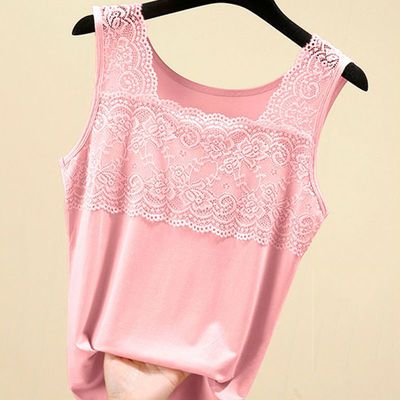 上衣打底衫女吊带背心莫代尔棉蕾丝基础打底西服西装内搭外穿百搭优惠商品图片