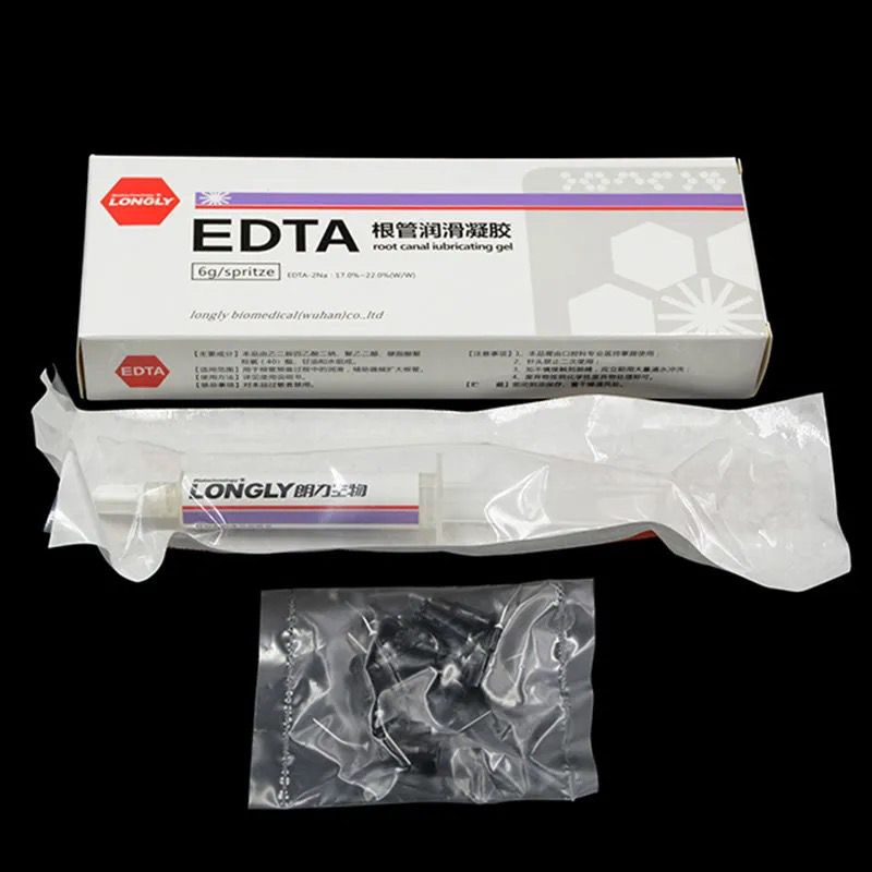 【包邮】edta 凝胶 牙科口腔 根管扩大润滑剂 冲洗液 6g 朗力生物