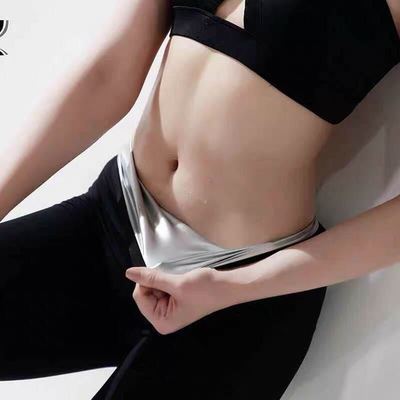 32673/爆汗裤女高腰减肥五分运动短裤跑步瘦身燃脂收腹暴汗裤安全打底裤