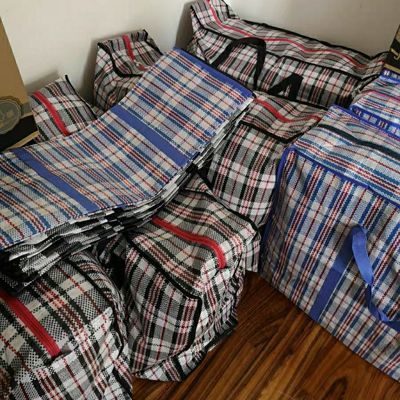 55744/特大加厚防水旅行袋搬家袋衣物棉被收纳袋蛇皮编织袋牛津袋行李袋