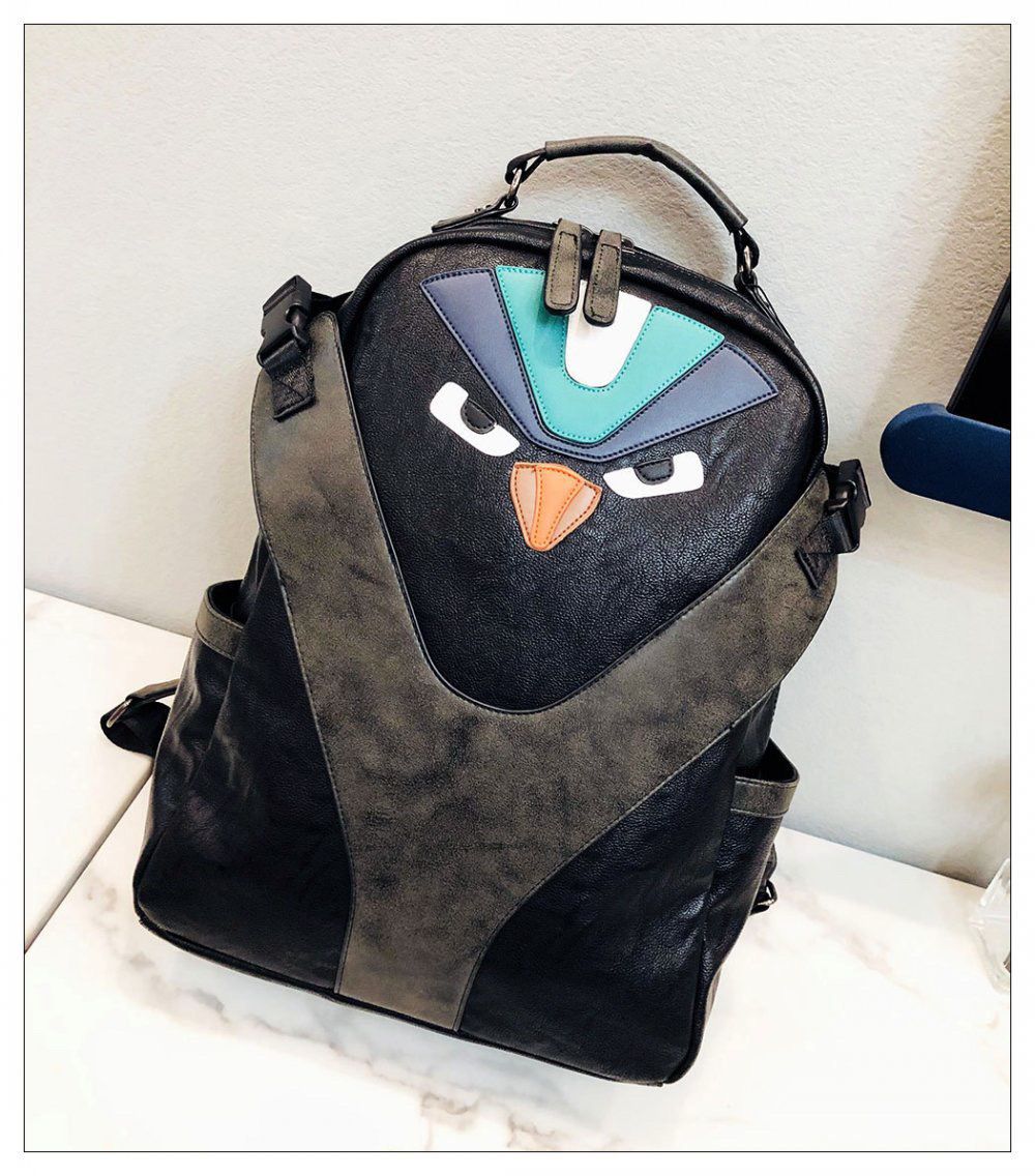 New trendy backpack, truly fashionable, large capacity, leather backpack, durable and wear-resistant, highlighting your uniqueness_voghion.com