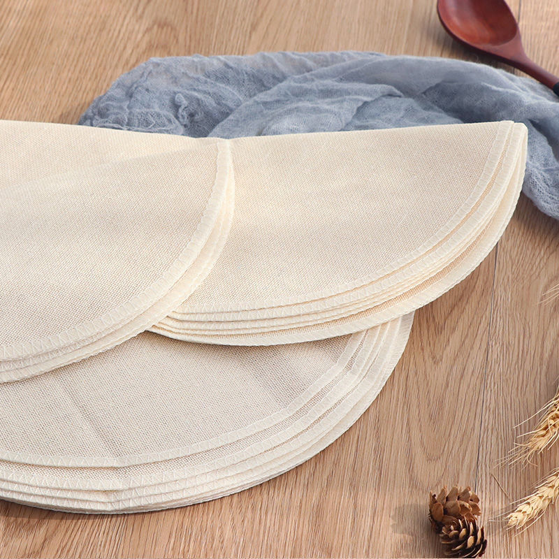 Multi specification optional round wrapped non stick steamer cloth pure cotton gauze steamed buns steamed buns steamed pot mats steamed cloth