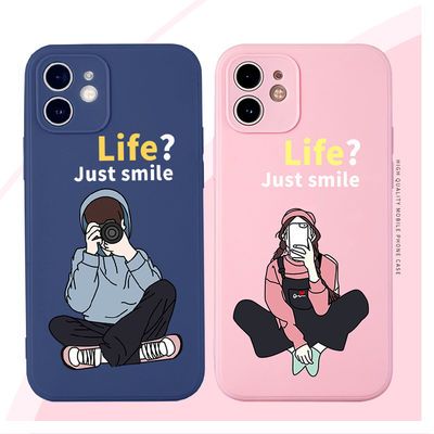 31934/情侣男女苹果11手机壳iPhone12ProMax潮x/xr/xs/6/6s/7/8Plus卡通