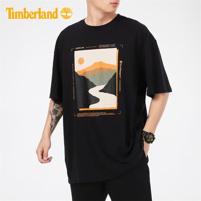 47398/Timberland添柏岚短袖T恤男21夏季新品户外运动柔软舒适透气A2CG8