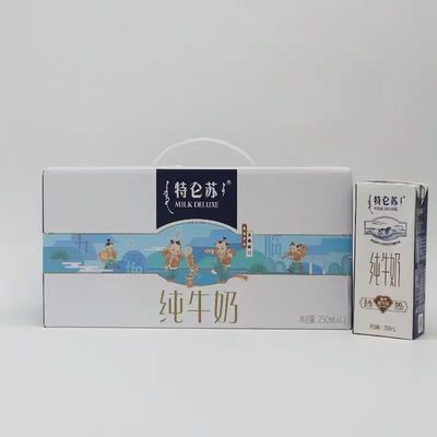 3-5月日期 蒙牛特仑苏纯牛奶250ml*12盒 新旧包装随机 推