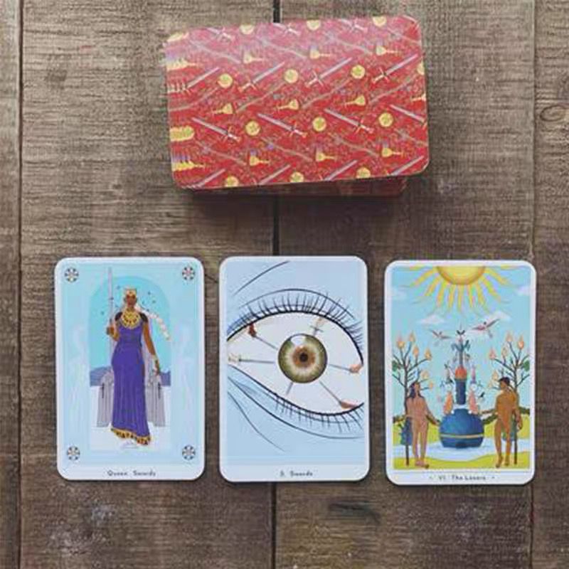 真心直觉韦特塔罗牌true Heart Intuitive Tarot英文定制卡牌桌游 虎窝拼