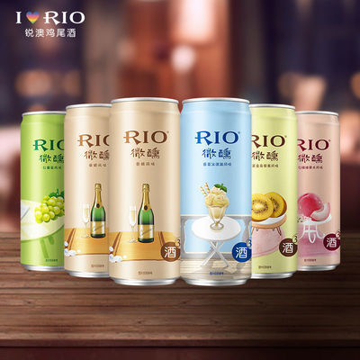 36757/RIO锐澳微醺小美好系列预调鸡尾酒330ml*6罐装少女果酒多口味