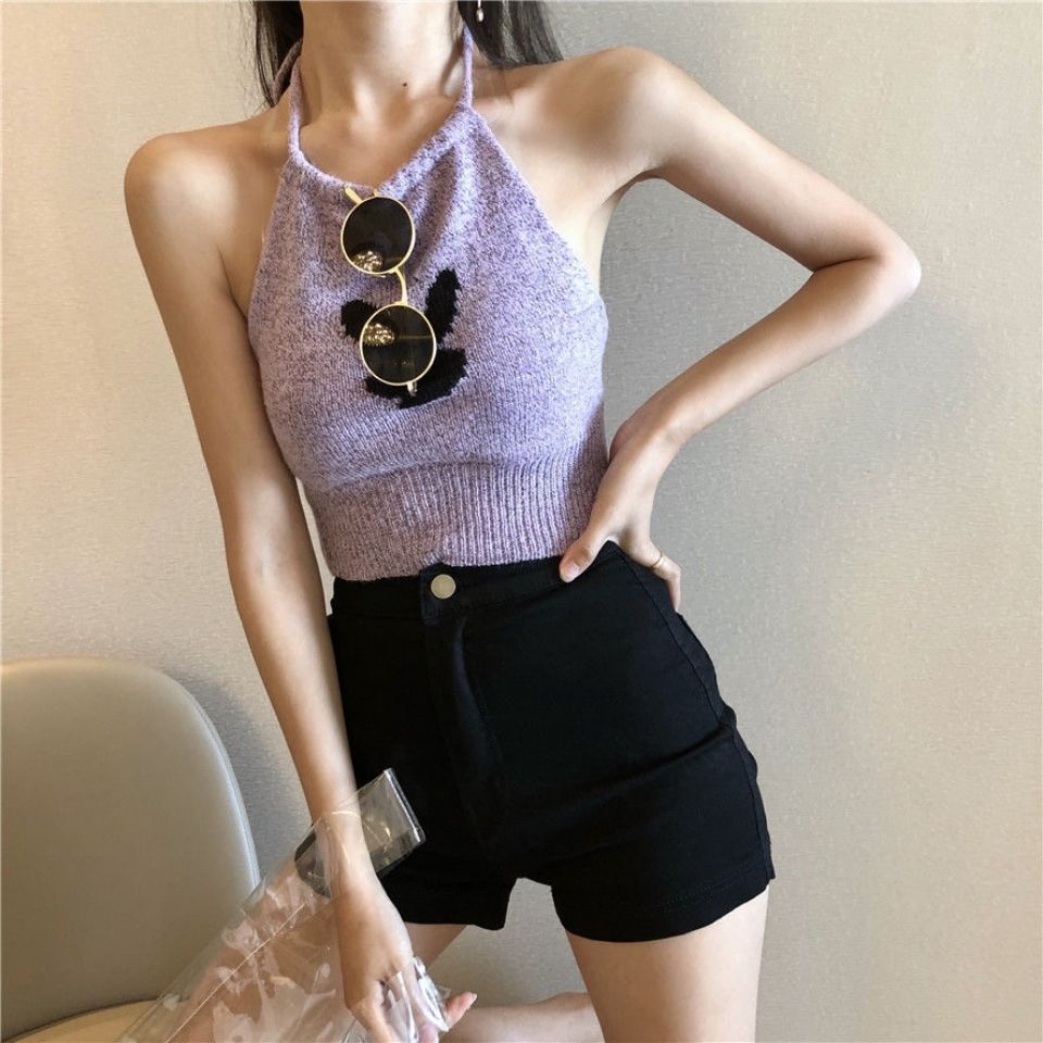 Summer clothes new net red hot pants women's all-match bag hip pants slim black high waist jeans super shorts trendy