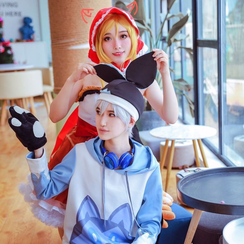 首批王者农药猫狗日记大乔小红帽孙策大灰狼cos服套装cosplay