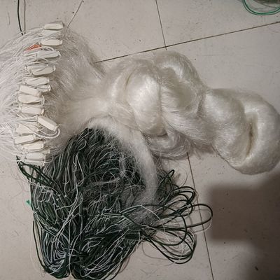 【渔网】三层网2米高50米长2指粘白条鱼粘刀鱼包坠