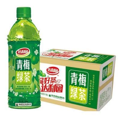 89832/新货 达利园青梅绿茶500mL*5瓶/15瓶 夏季果味茶饮料整箱特价批发