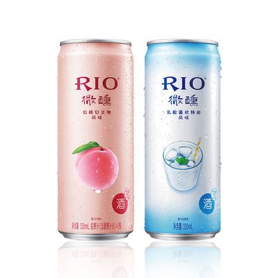 36669/【尝鲜价】RIO锐澳微醺鸡尾酒330ml*2罐白桃乳酸菌预调酒学生女士