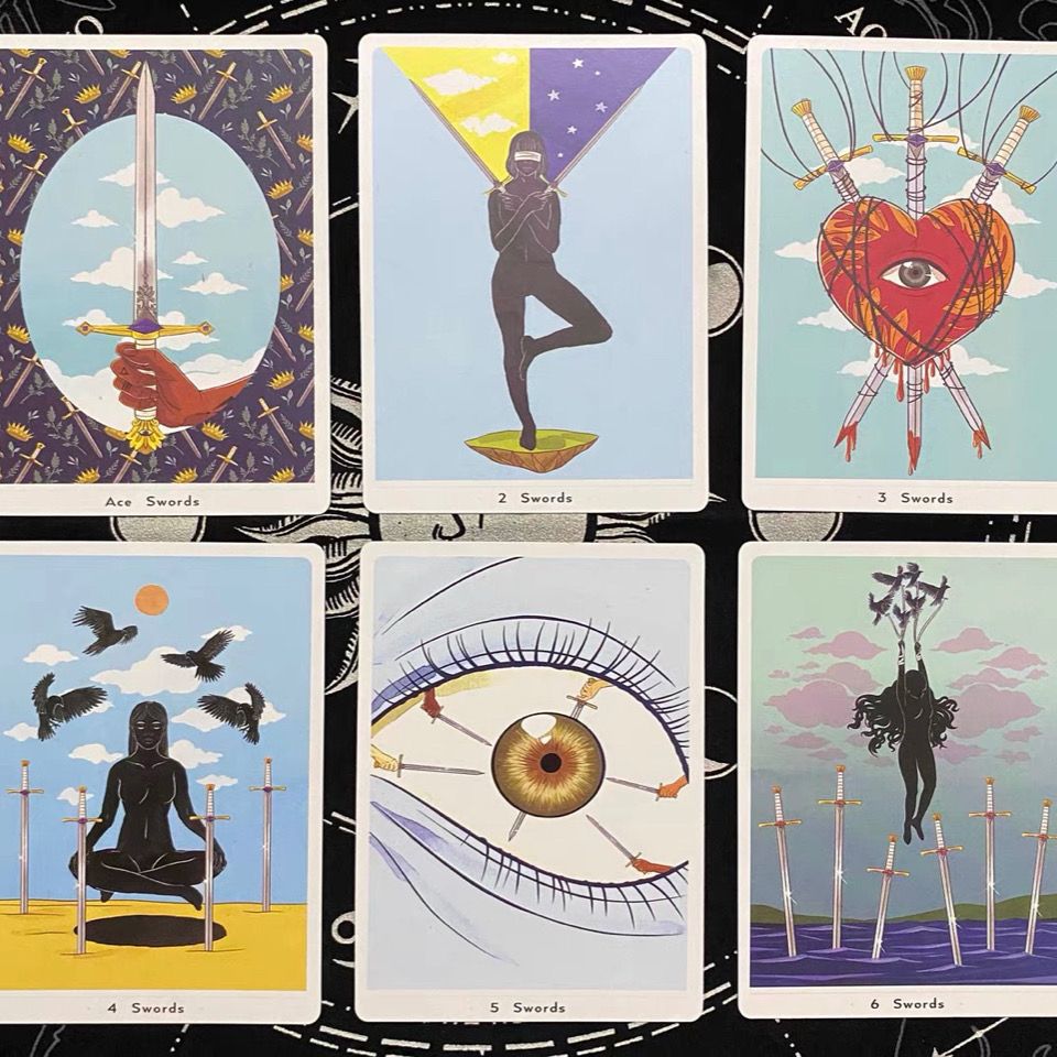 真心直觉韦特塔罗牌true Heart Intuitive Tarot英文定制卡牌桌游 虎窝拼