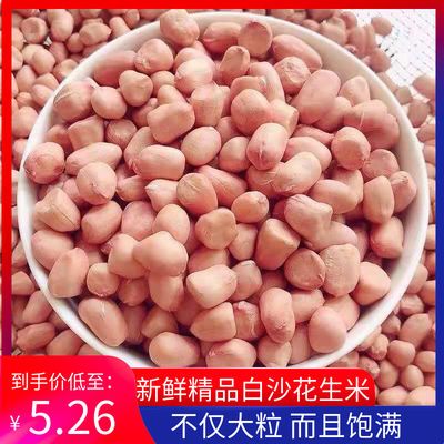 36555/特价新鲜白沙花生米不带壳大粒饱满花生豆养胃生花生种子无壳批发