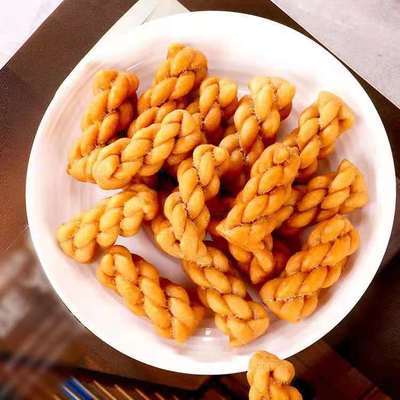 36336/整箱批发小麻花休闲小零食特价海苔味手工小麻花网红咸味充饥宵夜