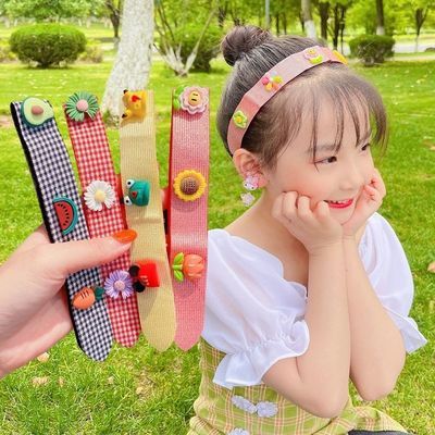 39257/女童宝宝魔术贴发箍发带女发卡儿童发夹刘海贴碎发帖头箍头饰发饰
