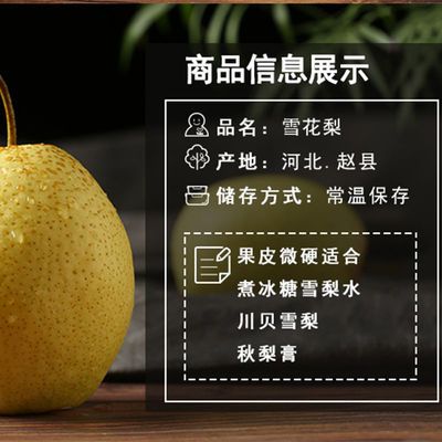 39906/雪花梨赵县脆甜河北应季水果梨批发梨子水果现摘冰糖雪梨