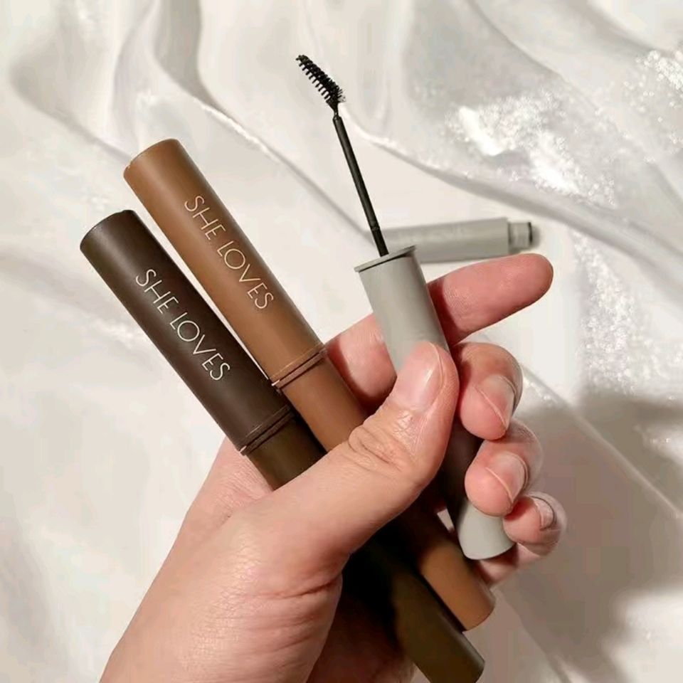 爆款染眉膏自然眉筆細刷頭持久防水防汗不脫色新手初學者畫眉神器