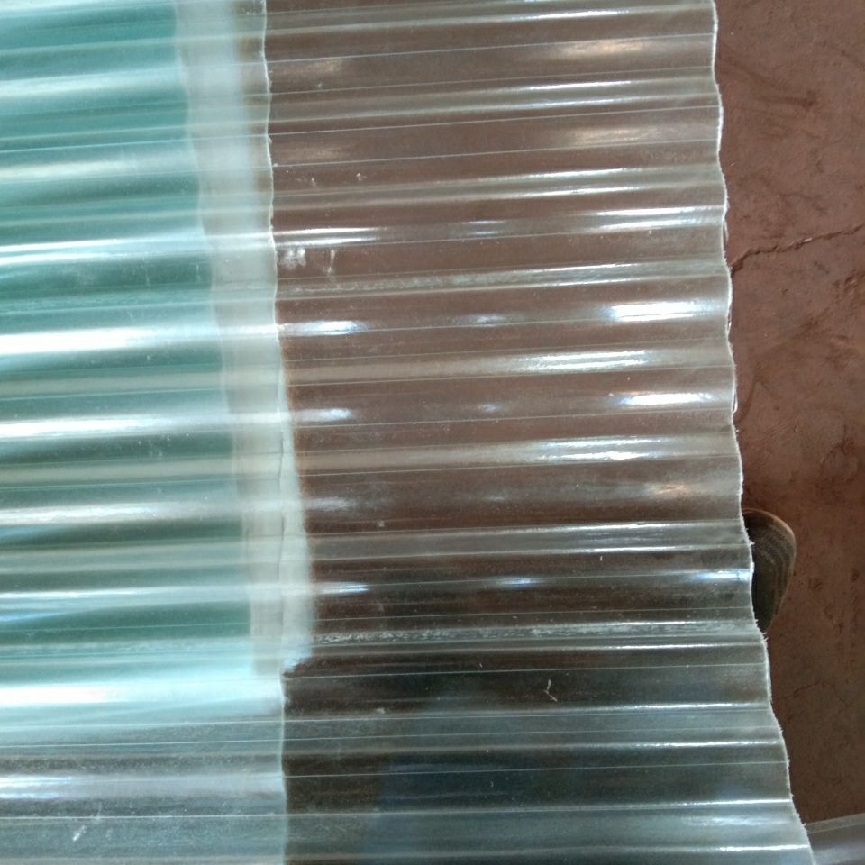 小波浪阳光板透明板玻璃纤维板透明板耐力板采光板塑料透明瓦亮瓦