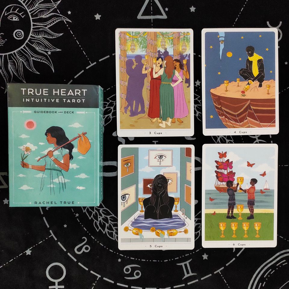 真心直觉韦特塔罗牌true Heart Intuitive Tarot英文定制卡牌桌游 虎窝拼