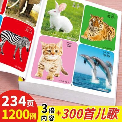 41227/认物大全学前童书幼儿园一年级看图认字书识字大王儿童图书籍