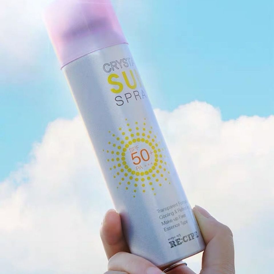 75875-玥之秘水晶防晒喷雾防紫外线RECIPE隔离SPF50韩国防晒霜军训必备-详情图