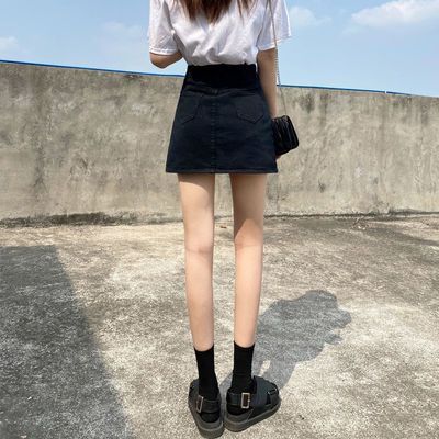 56513/泫雅牛仔裤女直筒宽松裤子春秋2021新款显瘦拖地高腰阔腿裤潮