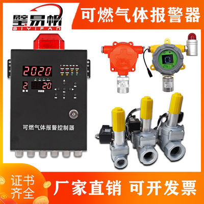 90895/可燃气体检测仪探测器工业商用饭店厨房天然气燃气报警器煤气瓦斯