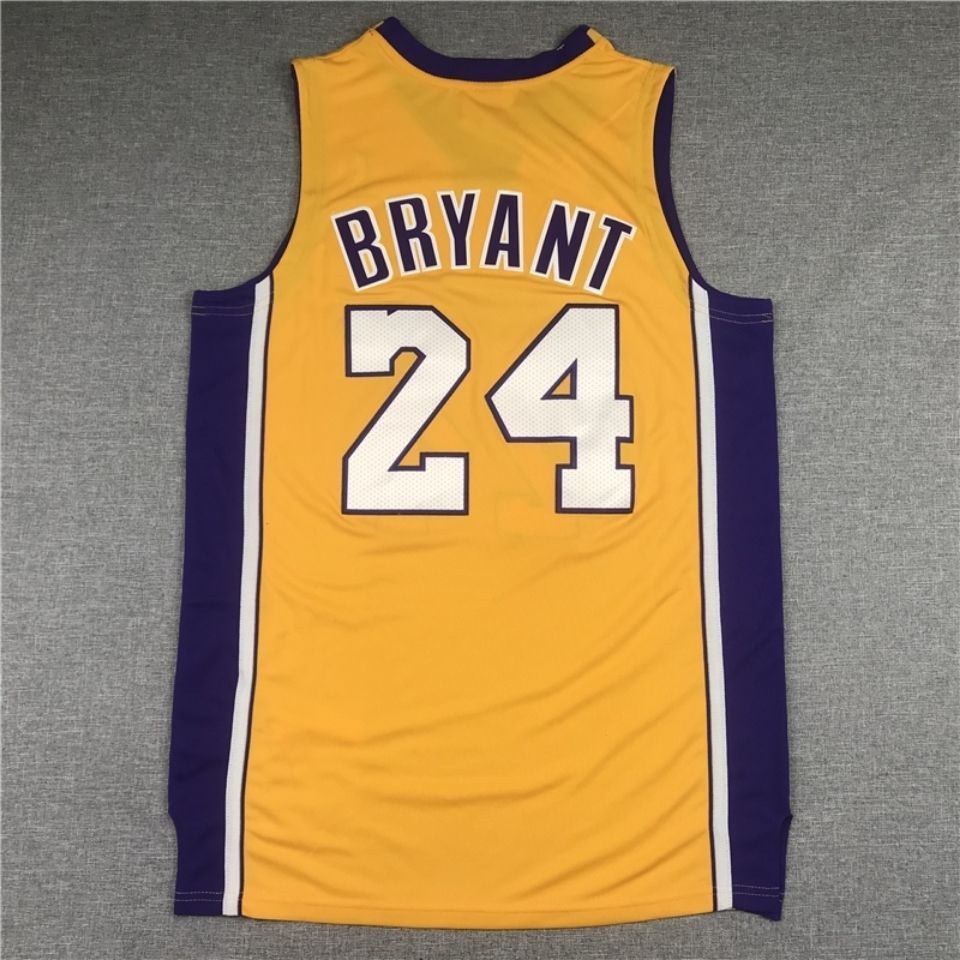 科比24号湖人冠军版刺绣球衣lakers kobe bryant 09赛季篮球服男