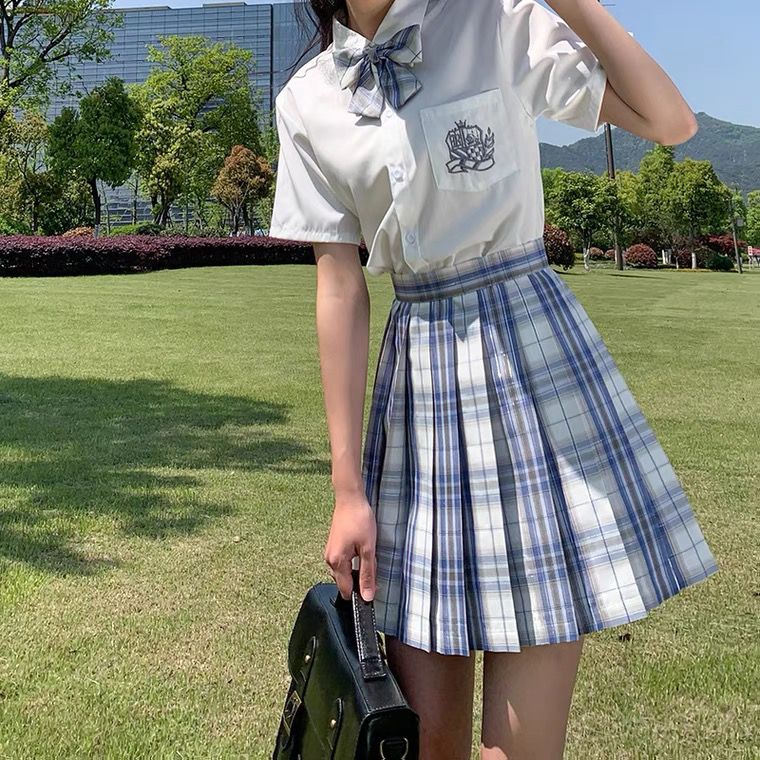 川岛琦 (白月光)  全款  原创格裙JK制服裙 正版日系女学生短裙