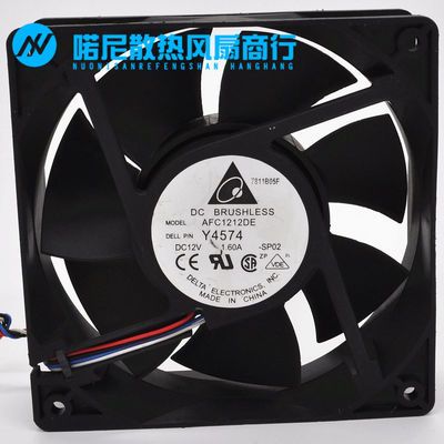 台达 AFC1212DE 12038 12V 1.6A 12CM 大风量蚂蚁PWM控速散热风扇