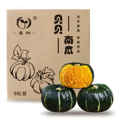 76007/【盈羽】贝贝南瓜板栗味正宗惠和一号进口软糯辅食9粒装高端礼盒