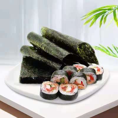 30片海苔寿司带卷帘寿司海苔紫菜包饭做寿司的海苔紫菜包饭材料