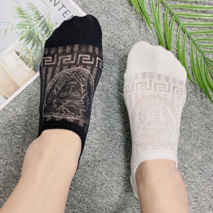 Socks men's summer thin section deodorant breathable Korean version transparent shallow mouth invisible socks business casual men's socks ins tide