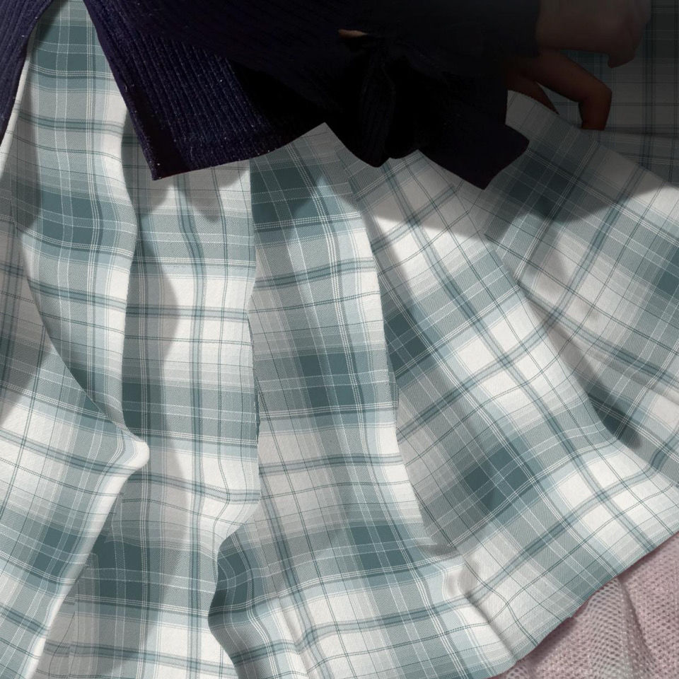 【城南竹雨】日系学院风原创正版jk格裙制服裙半身短裙百褶裙