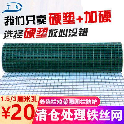 76160/家用小孔硬塑铁丝网隔离护栏果园围栏网户外养殖鸡鸭栅栏防护丝网
