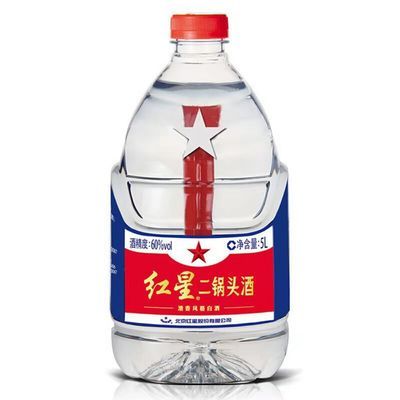 北京红星二锅头白酒60度桶装清香型酒水散装高度白酒泡药用酒
