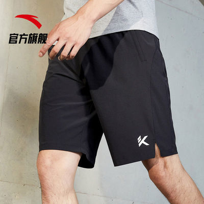 74077/安踏运动裤男短裤夏季新款透气五分裤休闲裤裤子