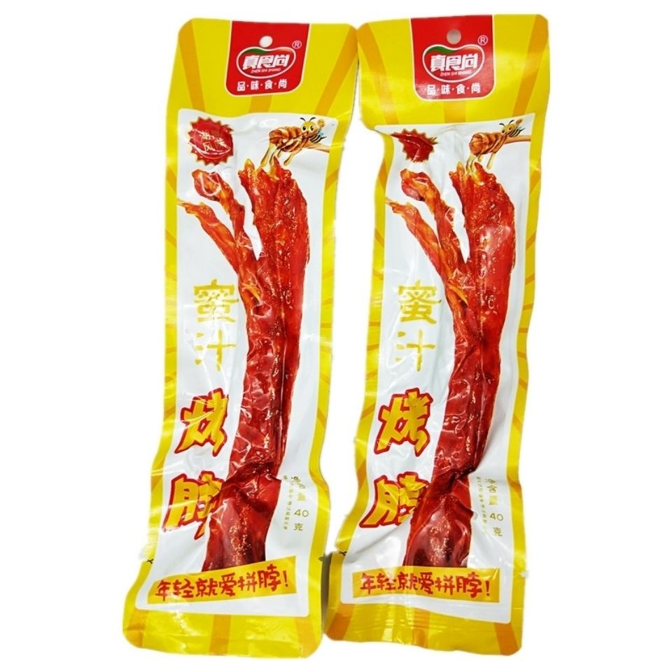 54312-真食尚香辣烤脖麻辣卤味熟食黑鸭味烤脖鸡脖独立包装休闲零食批发-详情图
