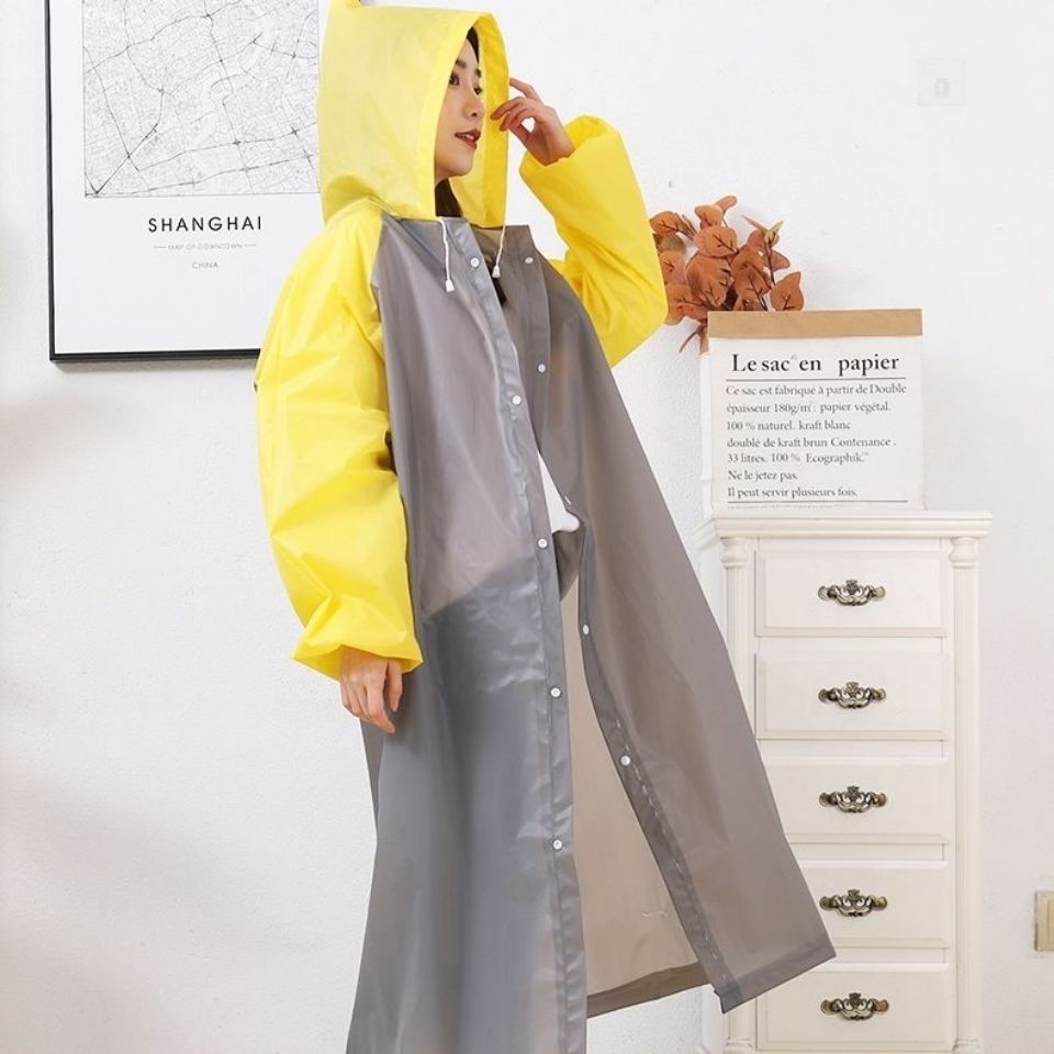 75871-雨衣户外旅游时尚雨衣便携收纳防暴雨干活易清洗加厚全身成人雨衣-详情图