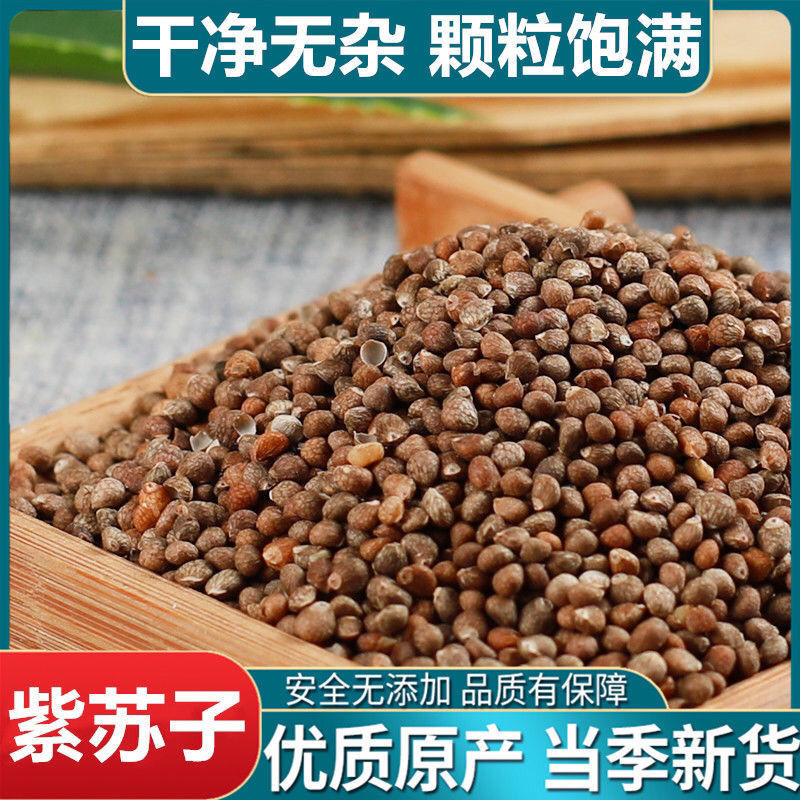 紫苏籽大颗粒 食用熟苏子籽 生苏子籽可榨油 包邮【2月16日发完】