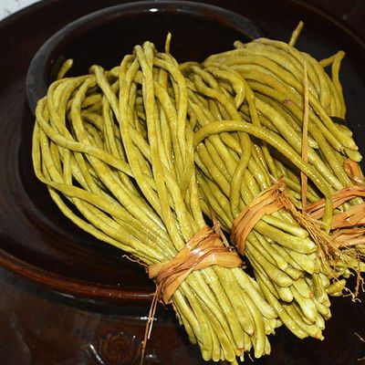 湖南农家酸豆角老坛腌长豆角坛子菜泡菜无水真空包装豇豆坛腌豆角