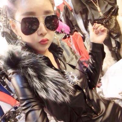 67925/【厂家直销】秋冬新款休闲女王范帅气pu皮衣皮裤两件套套装潮