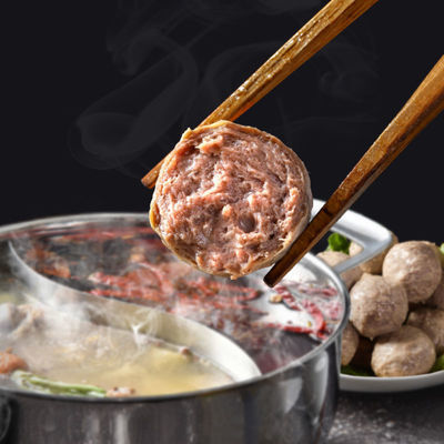 57221/潮汕特产正宗手工打牛筋丸牛肉丸潮州火锅烧烤材料麻辣烫批发半斤【8月7日发完】