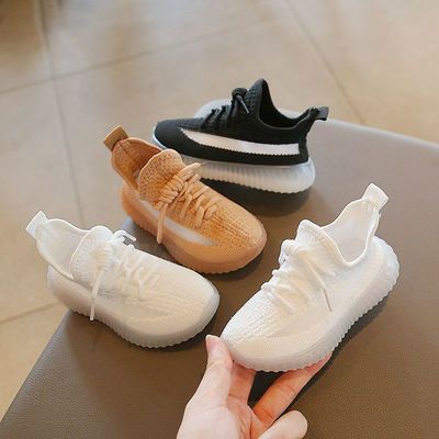 73823/儿童宝宝椰子鞋女童运动鞋透气小童网鞋春秋季2021新款男童小白鞋