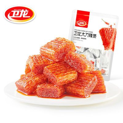 75881/【59减20】卫龙大刀肉辣条吃货零食儿时怀旧辣味解馋小吃休闲