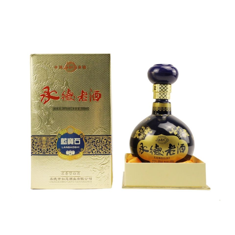 38度 承德老酒,蓝宝石,高端商务白酒 1×4×500ml