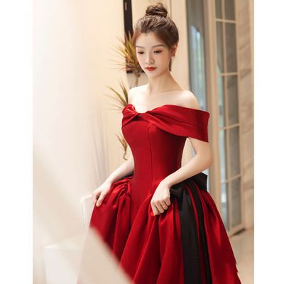 123334/敬酒服新娘2022新款结婚晚礼服裙女长款优雅气质宴会高贵平时可穿